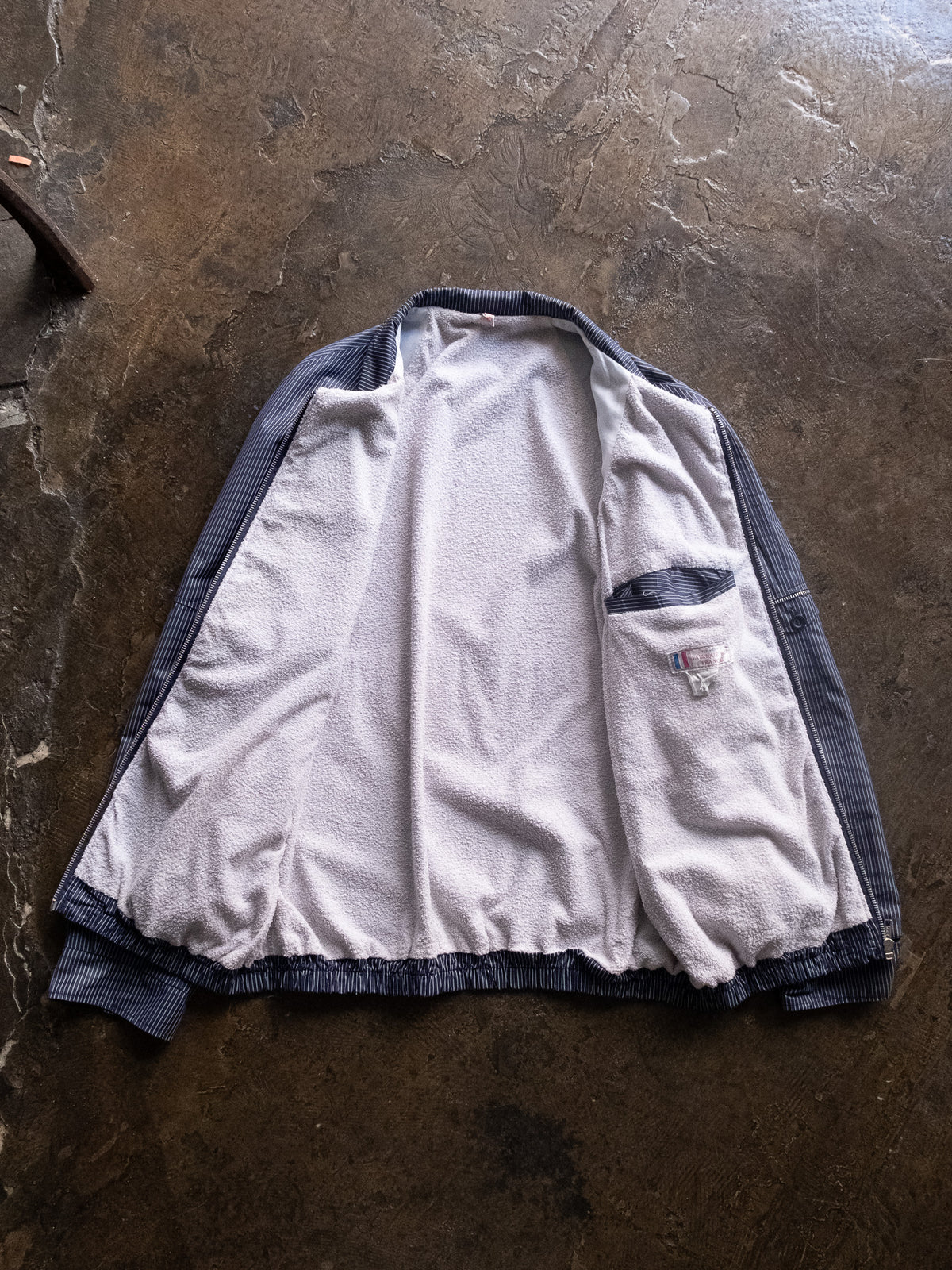 1970s-80s Striped Sports Jacket Made in France