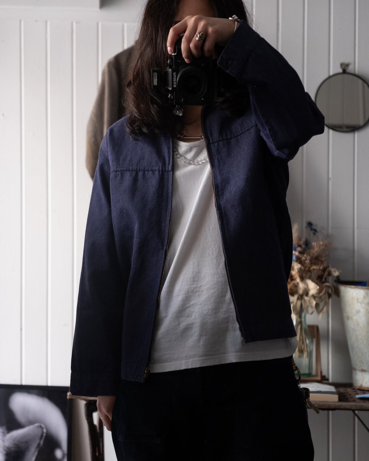 1970s-80s "Kiplay" French Denim Work Jacket Made in France