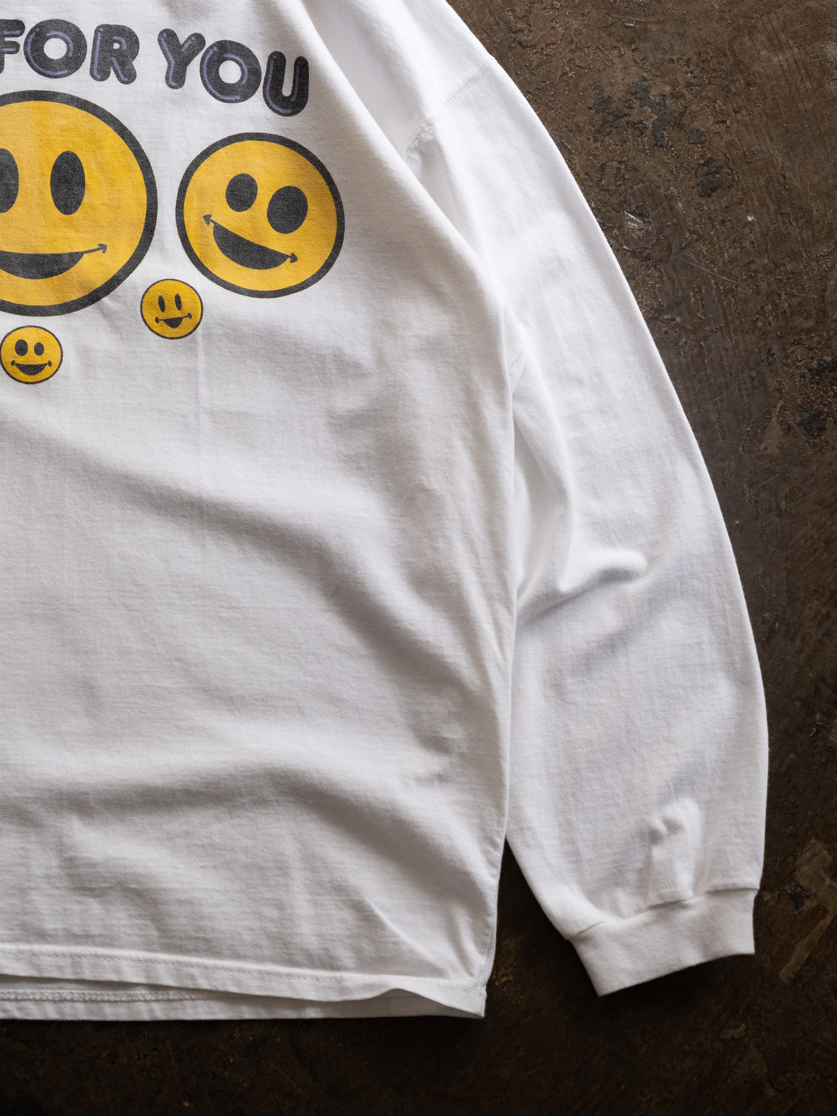 1990s Smily Face L/S Tee Made in France