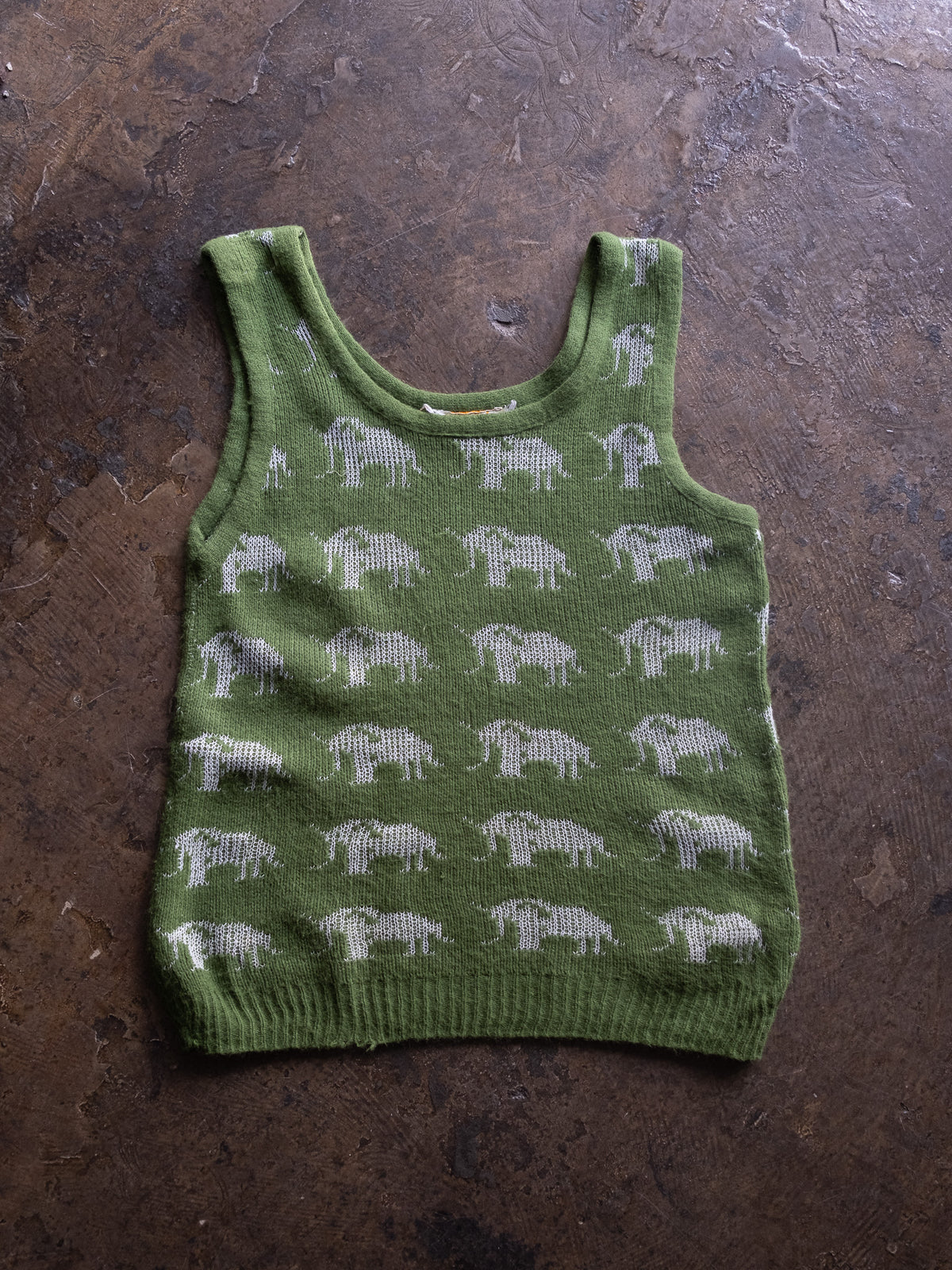 1960s-70s Filor Knit, Inc Jacquard Knit Vest