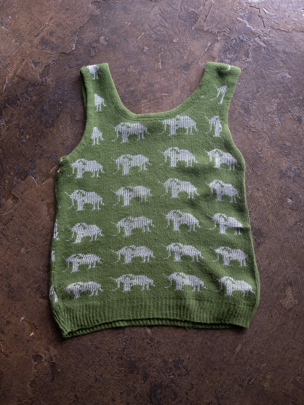 1960s-70s Filor Knit, Inc Jacquard Knit Vest