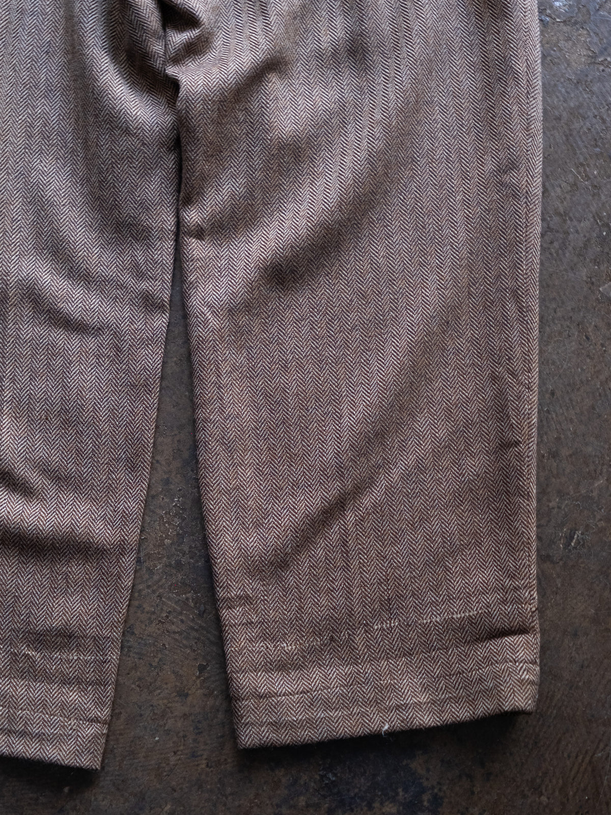 1980a-90s Herringbone Tuck Slacks Made in USA