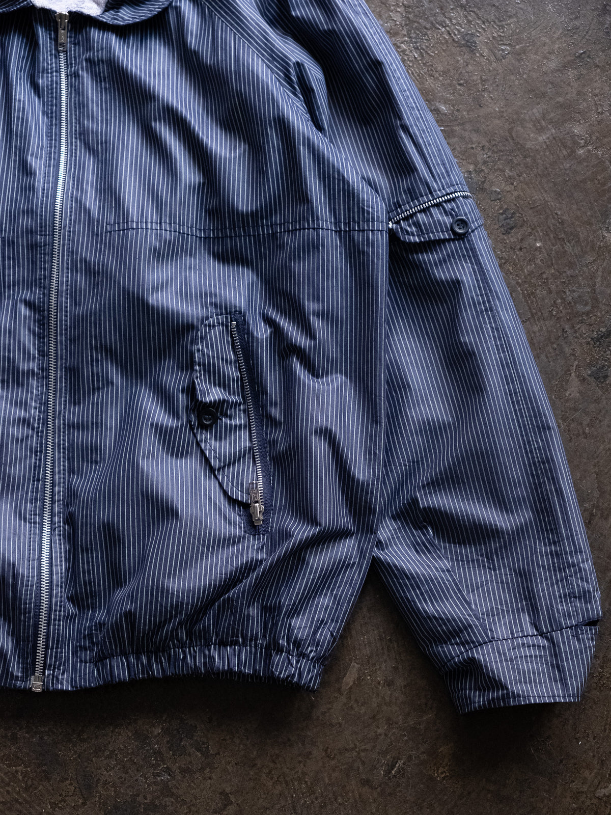 1970s-80s Striped Sports Jacket Made in France