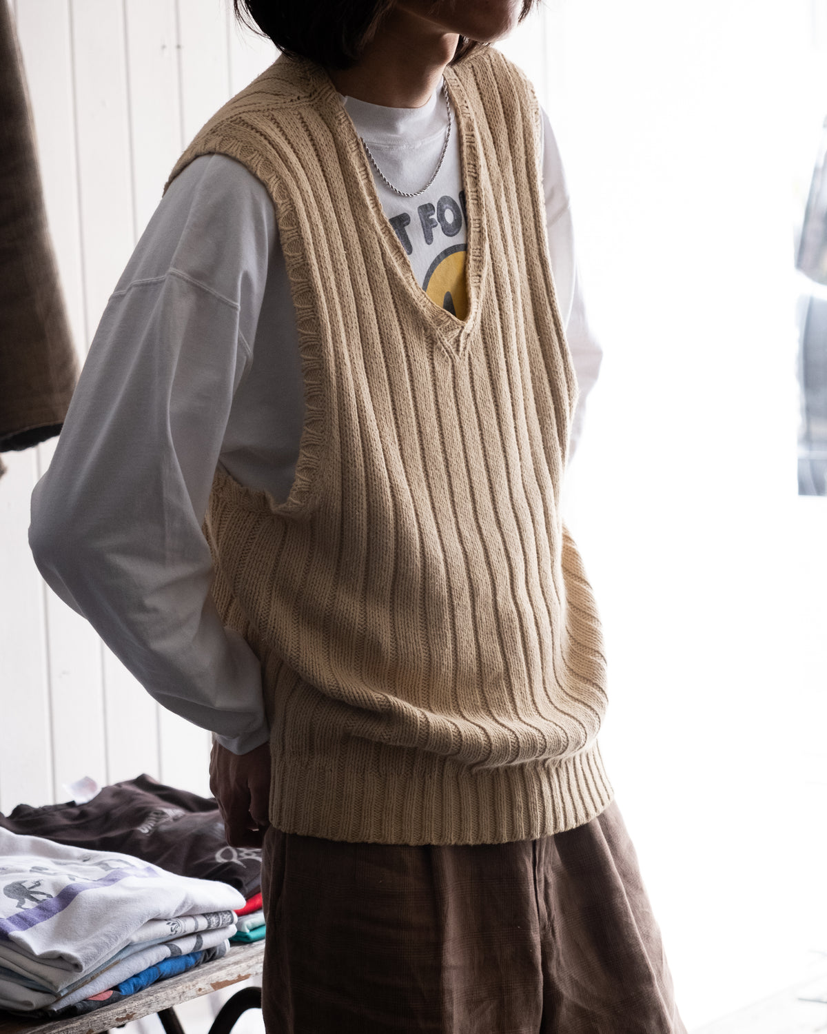 1990s "Polo by Ralph Lauren" Cotton Linen Vest