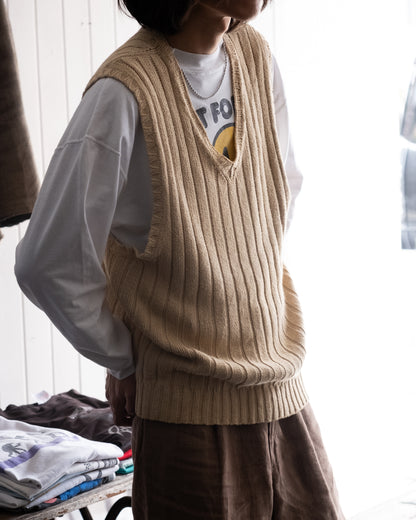 1990s "Polo by Ralph Lauren" Cotton Linen Vest