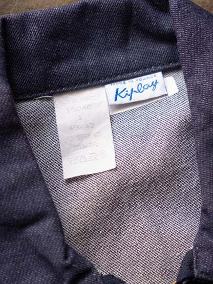 1970s-80s "Kiplay" French Denim Work Jacket Made in France