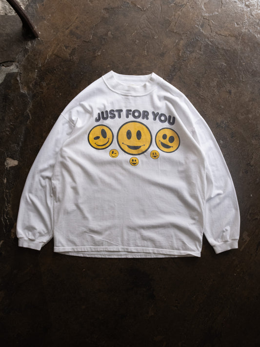 1990s Smily Face L/S Tee Made in France