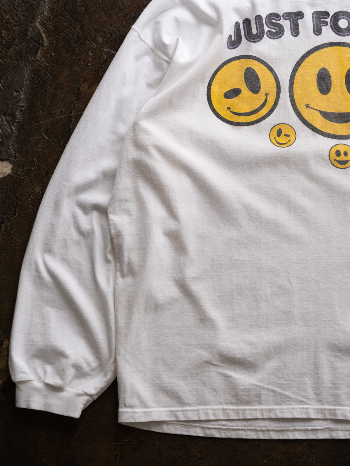 1990s Smily Face L/S Tee Made in France