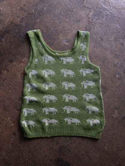 1960s-70s Filor Knit, Inc Jacquard Knit Vest