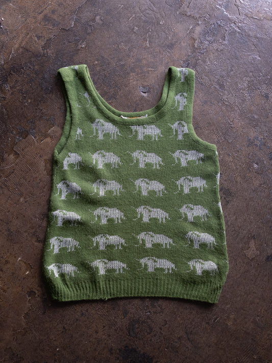 1960s-70s Filor Knit, Inc Jacquard Knit Vest