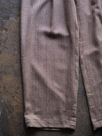 1980a-90s Herringbone Tuck Slacks Made in USA