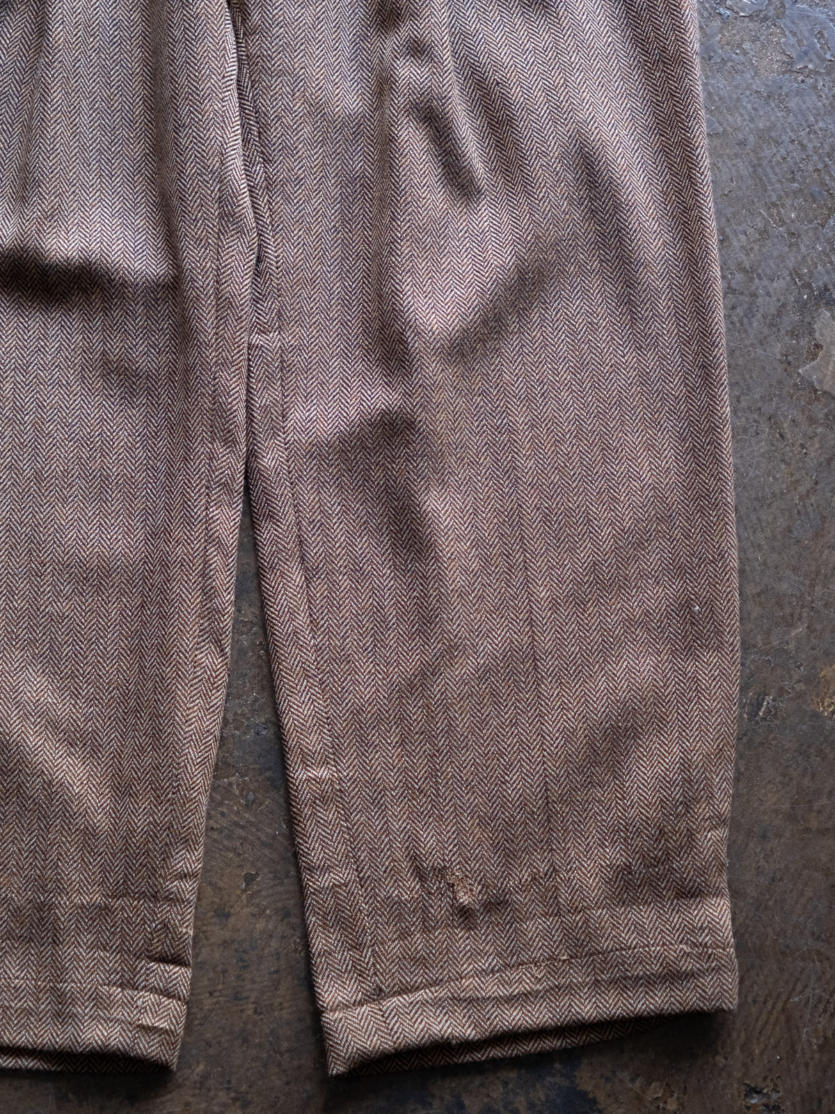 1980a-90s Herringbone Tuck Slacks Made in USA