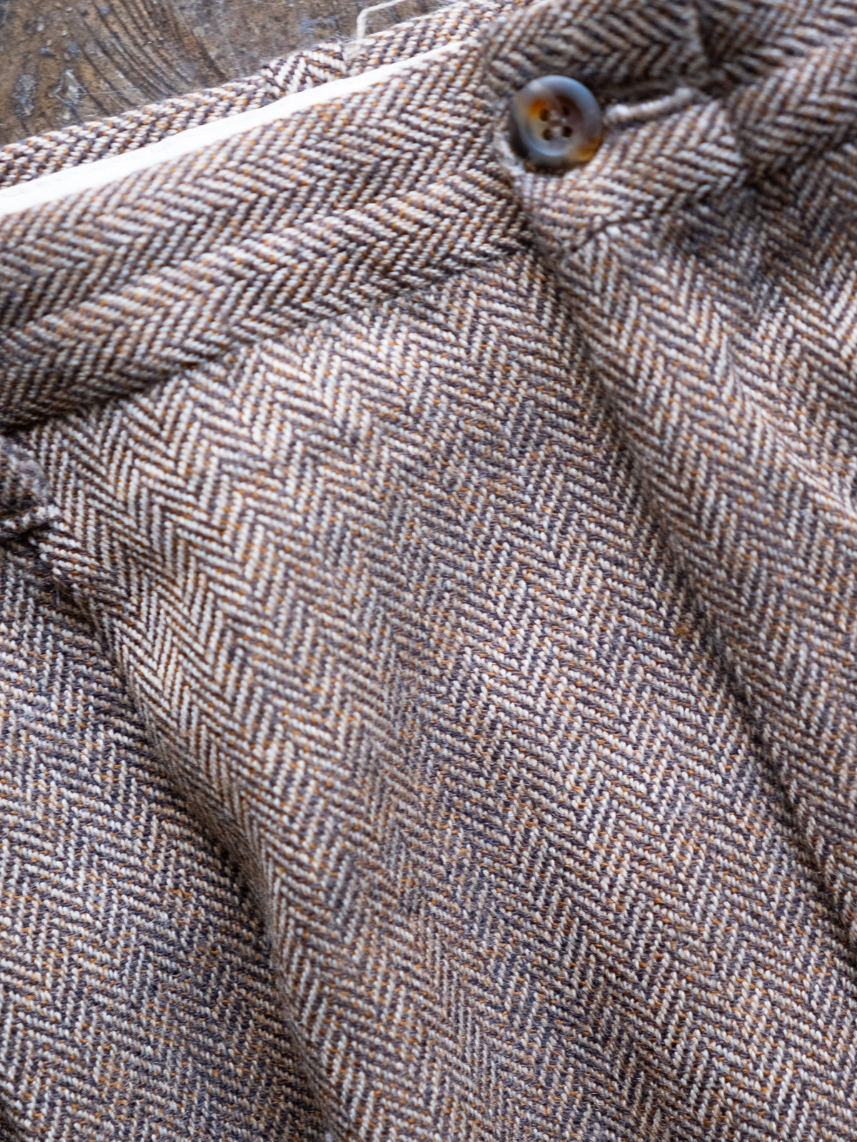 1980a-90s Herringbone Tuck Slacks Made in USA