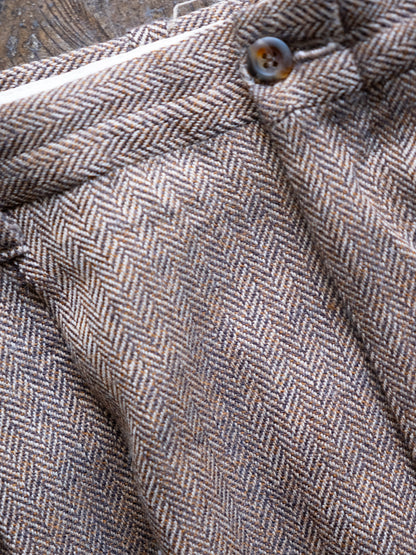 1980a-90s Herringbone Tuck Slacks Made in USA