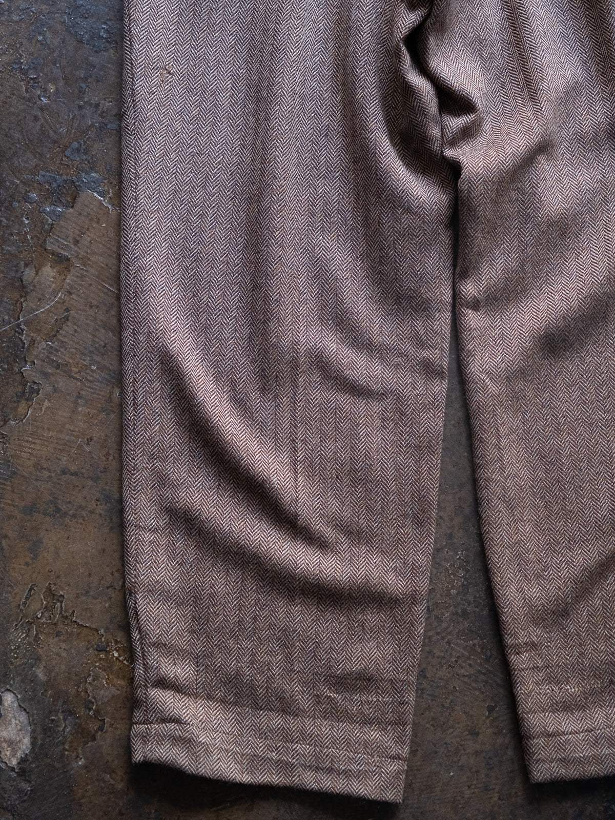 1980a-90s Herringbone Tuck Slacks Made in USA