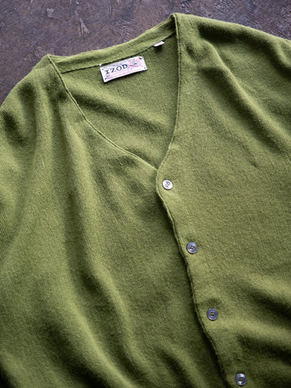 1970s "IZOD OF LONDON" Acrylic Cardigan