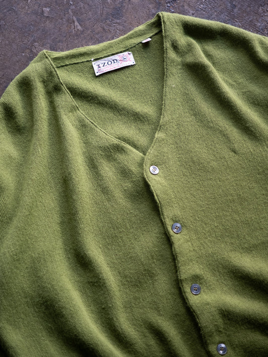 1970s "IZOD OF LONDON" Acrylic Cardigan