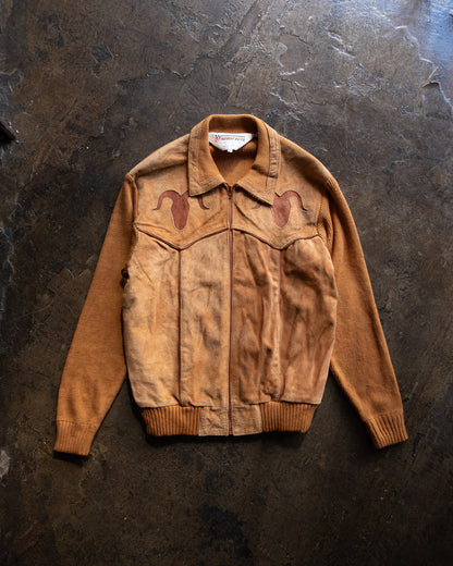 1970s-80s Suede Knit Jacket