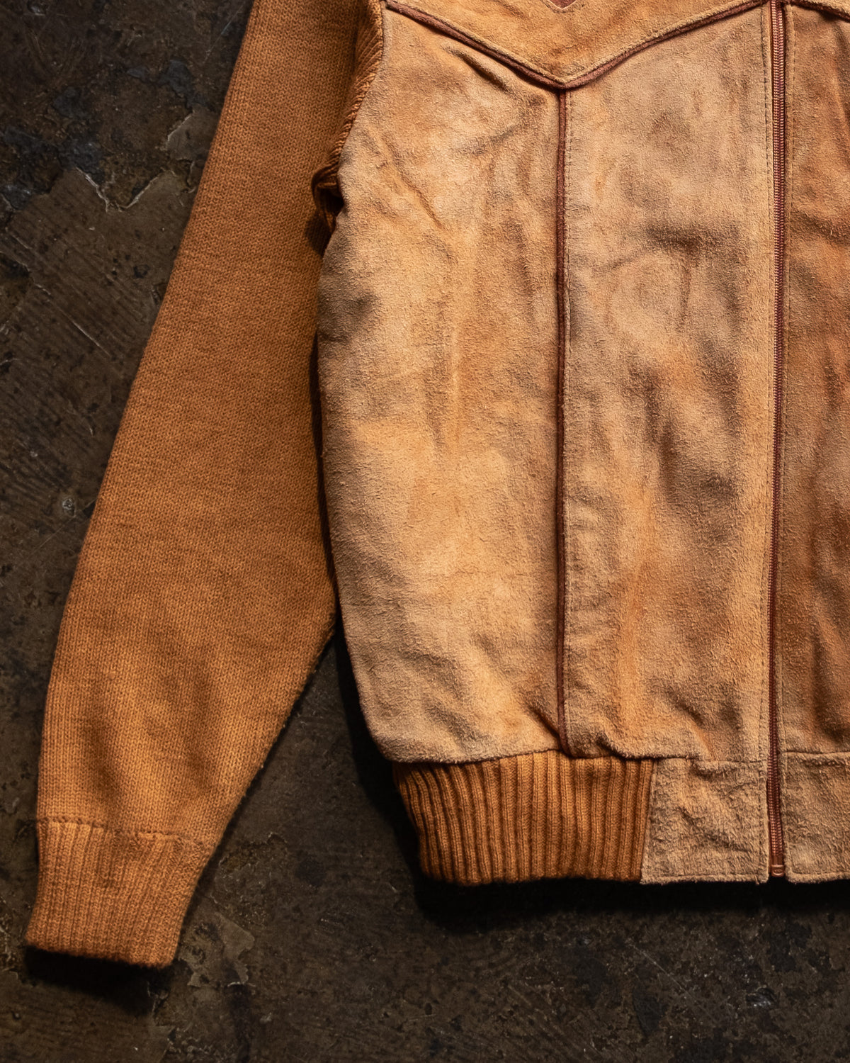1970s-80s Suede Knit Jacket