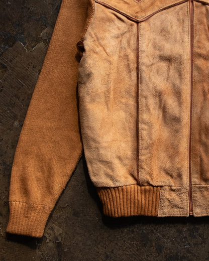 1970s-80s Suede Knit Jacket