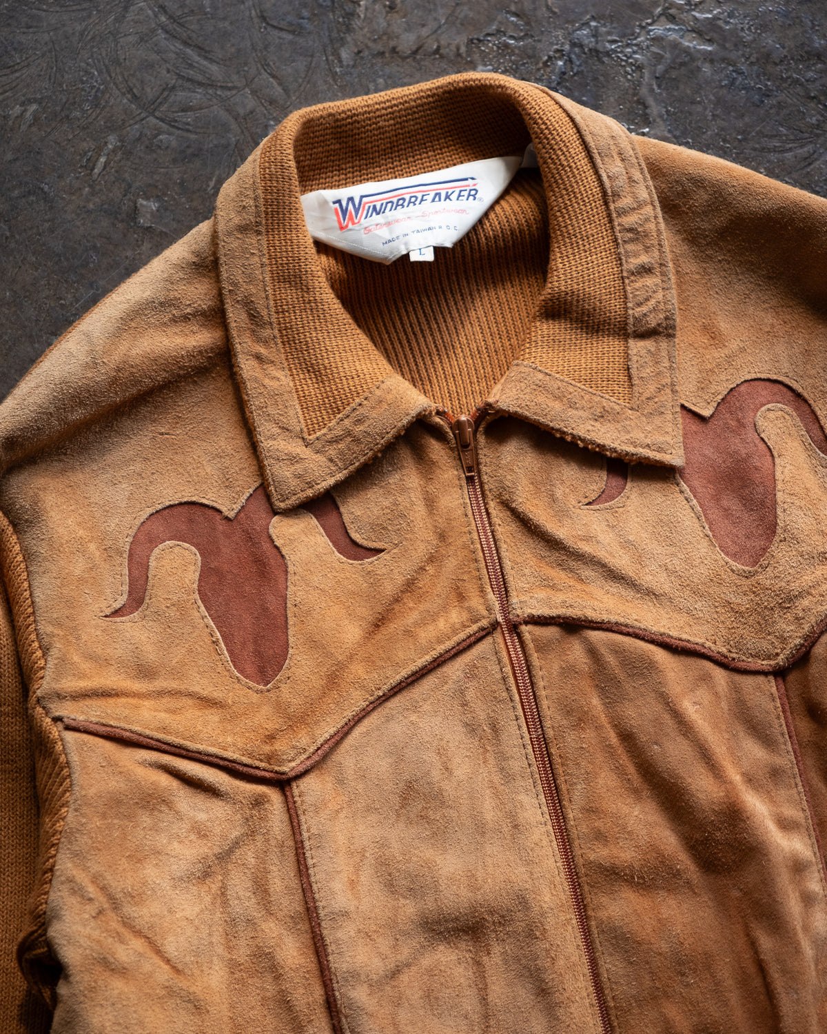 1970s-80s Suede Knit Jacket