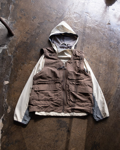 Nylon Double Zip Vest