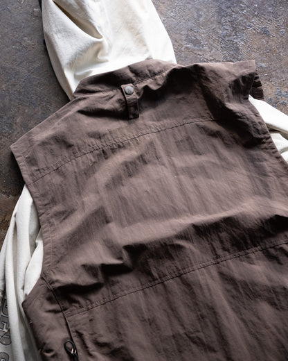 Nylon Double Zip Vest