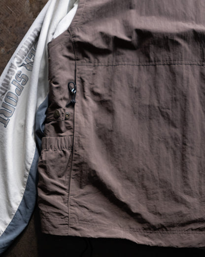 Nylon Double Zip Vest